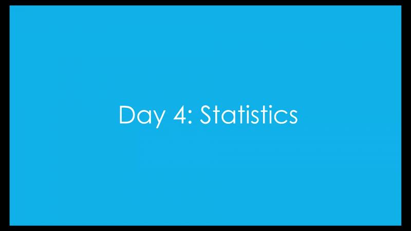 Intro to Statistics - Getting Started in Matrix